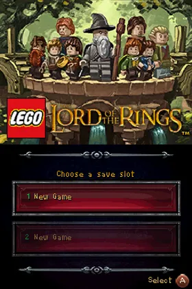 LEGO The Lord of the Rings (USA) (En,Fr,Es,Pt) screen shot title